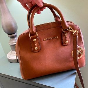 Small Brown Leather Michael Kors Purse